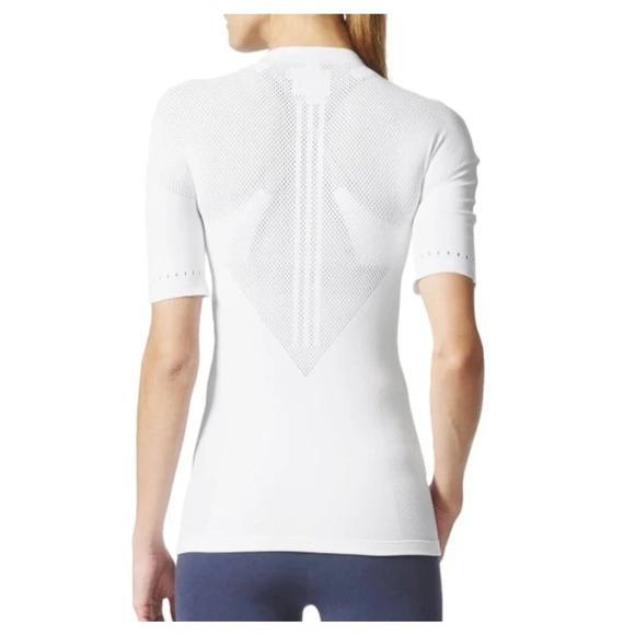 ADIDAS Women Size Med Training Warp knit White - Picture 2 of 12